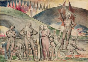 Los Cismáticos y Sembradores de Discordia - Mahoma de William Blake